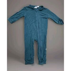 Kyte Baby Button Footless Pajamas‎ in Emerald Green Sz Nb Boy Girl 02/2021